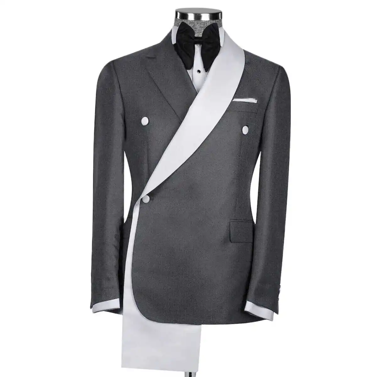 fashion Jacket Blazer for Men Suit Beads Slim Fit Tailor-Made Gentlemen Suit Customized Wedding Formal Occasions Groom Tuxedo