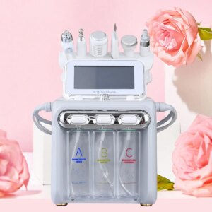 The New 6 In 1 Aqua Peeling Lift Skin Bubble Oxygen Machine Skin Care Cleansing Facial beauty Equipment