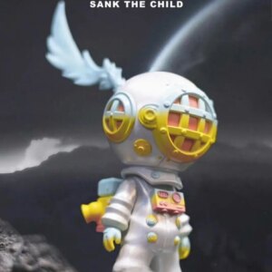 Sank Toys Sank The Child Little Sank Space Traveler White Magic Resin Painted Collection Figurine Figure Model Statue