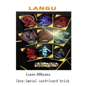 Origional Naruto Collection Cards Wave3 LANGU Color Paper Various Process Various Equisite 1 Case Playing Cards Games Toy