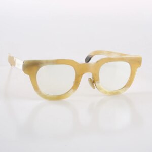 Eyeglass Frames Unique Vintage Cat Eye Retro Optical Lenses Eyeglasses Handmade Honey Horn Prescription Man’s Glasses Frames