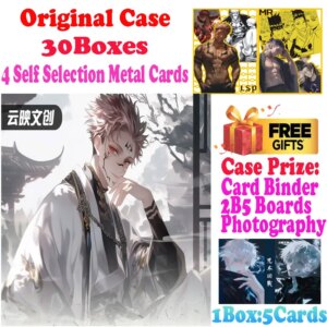 Newest Wholesale Yunying Culture Jujutsu Kaisen Colored Paper JJK Trading Artboard Palying Anime Gojo Nanami TCG Hobbies Gift