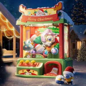 Christmas Doll Claw Machine Coin Operated Play Game Arcade Catch Crane Toy Machines Children Interactive Games Xmas Gifts