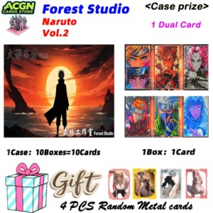 2025 Newest Forest Studio Naruto Vol.2 Hand-Drawn Anime Game Collection Card Boards Boster Box Birthday Gifts for Boys and Girls