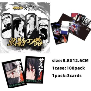 Wholesales Naruto Collection Cards Light Land size:8.8X12.6CM Booster Box 1Case Playing Cards Games Toys Child Gift