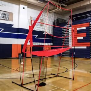 Adjustable Portable Steel Stand 3-in-1 Indoor/outdoor Volleyball Tennis Badminton Training Equipment Multi-sport Practice