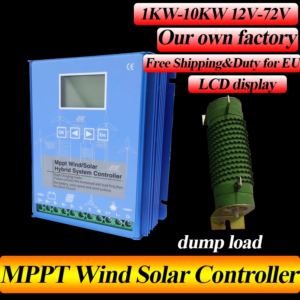 MPPT Charge Controller Solar/Wind Hybrid System Auto Regulator For Home Use Wind Turbine Home Appliance