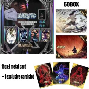Naruto Set Booster Box Cards Case Wave 3 Official Anime Limited Edition Playing Cards Games Toys Child Gifts