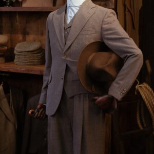 Vintage Tailored Men Suit For Wedding Notch Lapel One Buttons Relaxed Fit Casual Office Business Occasion 3Pcs Blazer Pants Vest