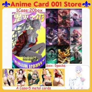 New Demon Slayer Art board collection card Anime Cute Girl Rare Collection Toy Gifts