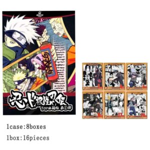 New Naruto Collection Cards Top Refrigerator Magnet Acrylic Various Process Hot Characters Playing Cards Games Kids