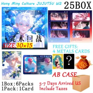 2025 Wholesales Jujutsu Kaisen Collection Cards Hong Ming Culture W2 Male God Abs Nude Breast Tcg Anime Board Games
