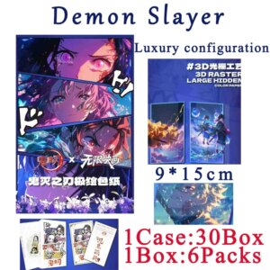 2025 Demon Slayer Collection Cards Wholesale Infinite Pictures Anime Character Hobbies Gift And Child Toys