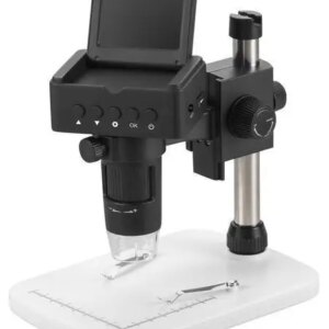 2.4 inch electronic digital microscope with screen 1080P high definition magnifying glass HDMI/USB/AV output TF