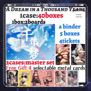 2025 Newest A Dream of a Thousand Years Goddess Story Collection Waifu Booster Box Ccg Acg Doujin Toys And Hobby Gift