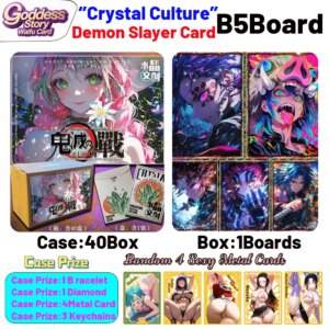 2025 Latest Crystal culture and creative Demon Slayer B5 Board Collection Card Shinobu Japanese Anime Mitsuri Hobbies Gift