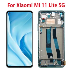 6.55”Original For Xiaomi Mi 11 Lite 5G LCD Display Screen Touch Panel Digitizer Replacement Parts For Xiaomi Mi 11 Lite 5G