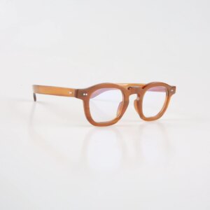 Man Women’s Glasses Frame Unique Rivets Square Clear Handmade Light Coffee Horn Reading Prescription Retro Eyeglass Frames