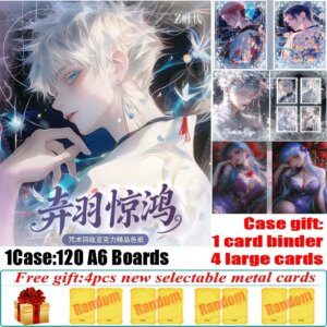 New Z Generation Jujutsu Kaisen Huiyu Jinghong Collection A6 Art Baords JJK Meimei Satoru Gojo Zenin Maki Quality Tcg Art Boards