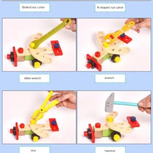 Wooden Billiard Board Game – Foosball Winner Table Hockey Catapult Chess Set Interactive Fun Parent-Child Competitive Toy