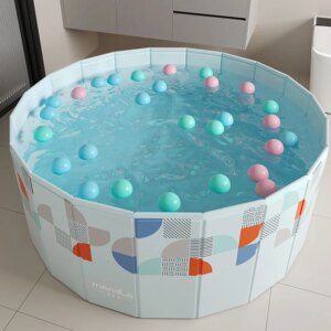 Non-Inflatable Swimming Pool PVC Foldable Swimming Pool Family Home Outdoor Garden Backyard Water Sports Party Pool Kid Gift