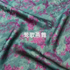 New high-end custom-made silk gauze and red fabric Chinese-style half skirt top dress