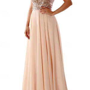 Classic V-Neck Sequined Beading Pleat A-Line Mother Of Bride Wedding Dresses Bridal Gowns Customized