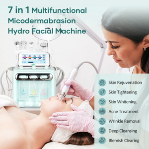 7 in 1 Aqua Peeling H2O2 Facial Machine Hydra Water Dermabrasion Skin Scrubber Peel Oxygen Jet Facial Machine