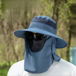 hats face masks neck protectors men’s fishing fisherman’s outdoor mountain climbing coverings and