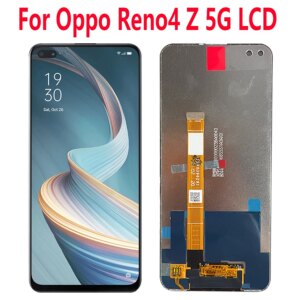 6.57”Original For Oppo Reno4 Z 5G LCD Display Screen Touch Panel Digitizer Replacement Parts For Oppo A92S LCD CPH2065 PDKM00