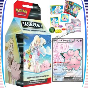Original Pokemon Cards PTCG American Version Lillie Gift Milk Box Premium Tournament Collection Box Children Gifts