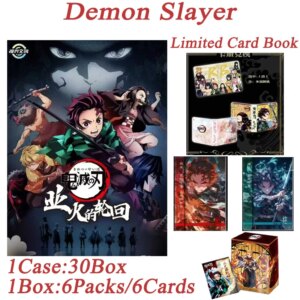 Newest Demon Slayer Shi Jie Culture Collection Colored Paper Card Wholesale Anime Character Hobbies Gift And Child Toys