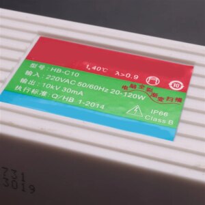 【Popular】6Pc Electronic Neon Transformer Hb-C10 10Kv Neon Power Supply Rectifier 30Ma 20-120W