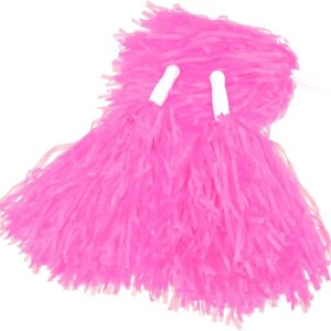 30pcs New PE Cheerleading Sports pink Spirited Plastic Cheer Pompoms With Handles for Party Sports