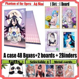 Carla “Phantom of the Opera” A5 Size Newest Goddess Card Hobby Board Genshin Rare Collectible Gift Featuring Hutao & Gany