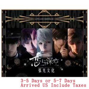 New Love And Deep Space Collection Card Male God Series Anime Acrylic Sylus Xavier Rafayel Zayne Surprise Birthday Gift