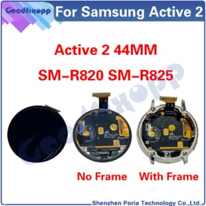 For Samsung Watch Active 2 SM-R820 R820 44MM LCD Display Touch Screen Digitizer Assembly Repair Parts Replacement
