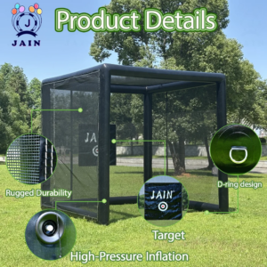 In Stock Inflatable Golf Cage Net with Frame and Net 10ft/3m Baseball/Softball/Football Batting for Kids Hitting Practice