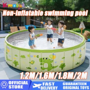 Inflatable-Free Children’s Indoor and Outdoor Round Large Four-Side Support Marine Ball Swimming Bath Pool Toys for Kids Gifts