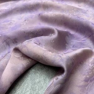 Edelweiss Real Silk Tie-Dyed Fabric 20Momme over Dye Yam Clothes Silk Flower Fabric ·