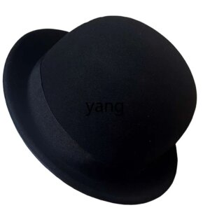 LMM flanged curled British retro top hat autumn and winter hat women
