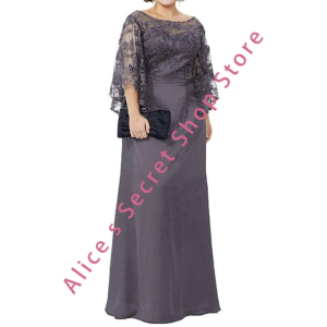 Clasic O-Neck Appliquins Half Sleeve Straight Bride Wedding Dresses Bridal Gowns Customized