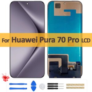 6.8″ Original LTPO OLED For Huawei Pura 70 Pro LCD Display HBN-LX9 HBN-AL00 Touch Screen Digitizer Assembly For Huawei P70 Pro