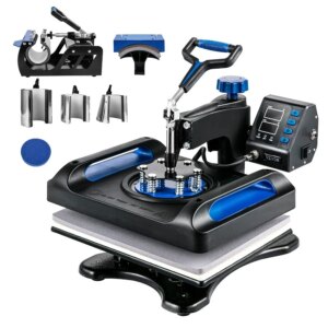 Heat Press Machine 12 x 15 Inch 8 in 1 Heat Press Sublimation Machine 360 Rotation Swing Away 8 in 1 Shirt Printing Machine Du