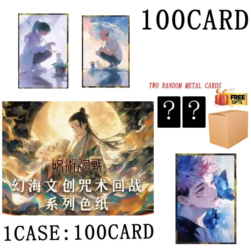 Huanhai Wenchuang Jujutsu Kaisen Wholesales Collection Card Booster Box Acrylic Color Paper Great Male God Playing Tables Game