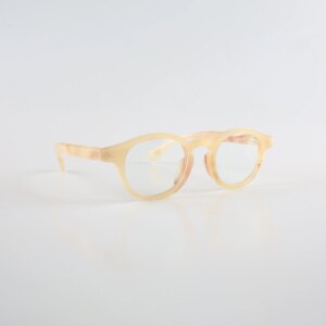 Man’s Glasses Frames Unique vVintage Retro Classic Optical Lenses Eyeglasses Handmade Honey Horn Prescription Eyeglass Frames