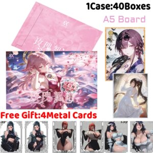 XiXi Card Society Rose Whisper A5 Board Rare Collection Sexy Waifu Cards ACG Girls Booster Box Hobbies Gifts