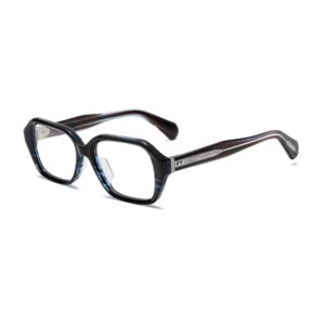 Women’s Luxury Square Glasses Trendy 2025 Retro Designer Acetate Frame Anti Blue Light Reading Eyewear for Computer / Office Use