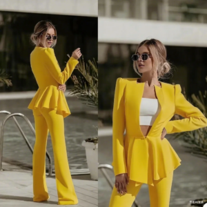 Customized Spring Mother Of The Bride Pants Suit Ladies Formal Evening Party Tuxedos Formal Work Wear For Wedding 2 Pieces