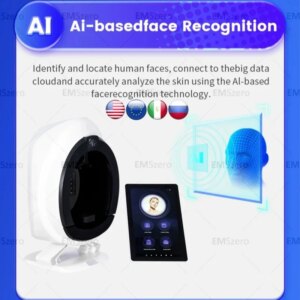 15.6 inch AI Skin Analyzer Facial Machine 3D Facial Skin Analyzer Machine Skin Analysis Scanner CE certification Ship from US
